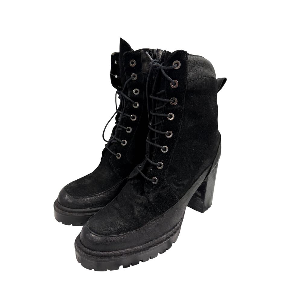 Emanuele Castro Women’s Made In Italy Suede Lace Up Boots
sz 8.5 #M968